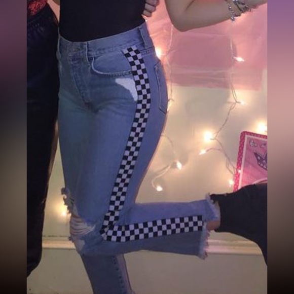 Lf Carmar checkered jeans - Picture 2 of 2